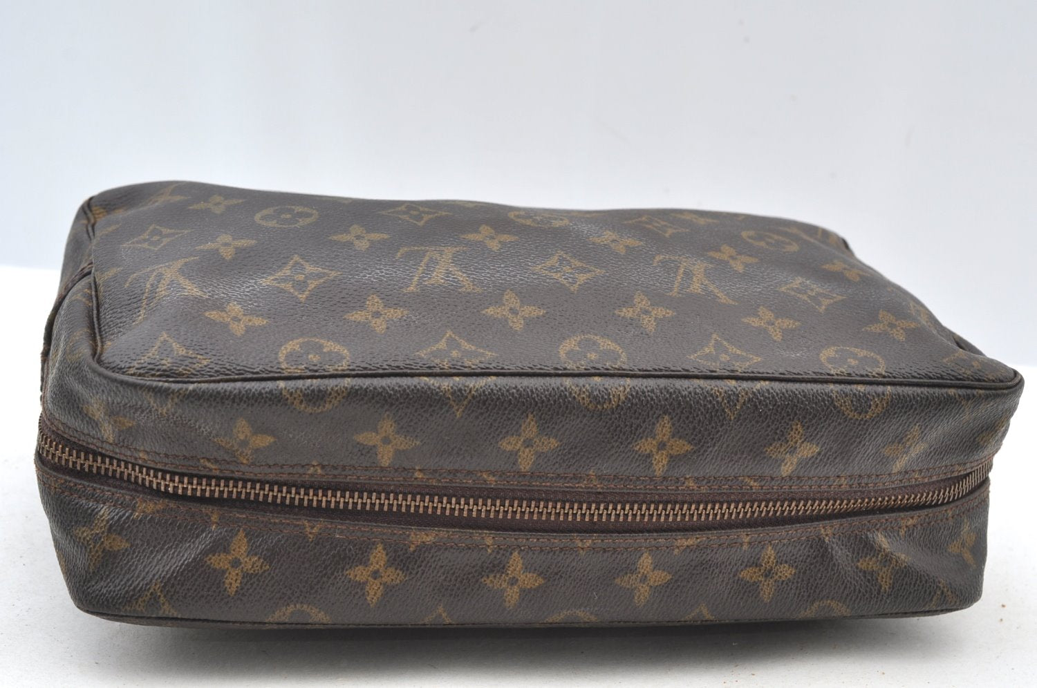 Auth Louis Vuitton Monogram Trousse Toilette 28 Clutch Bag M47522 Junk K8733