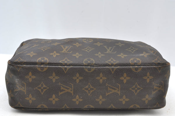 Auth Louis Vuitton Monogram Trousse Toilette 28 Clutch Bag M47522 Junk K8733