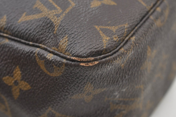 Auth Louis Vuitton Monogram Trousse Toilette 28 Clutch Bag M47522 Junk K8733