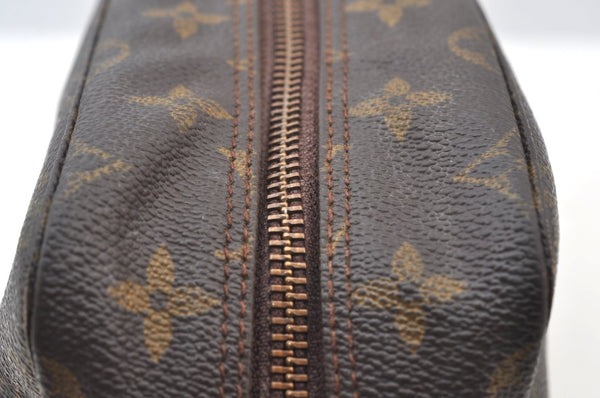 Auth Louis Vuitton Monogram Trousse Toilette 28 Clutch Bag M47522 Junk K8733