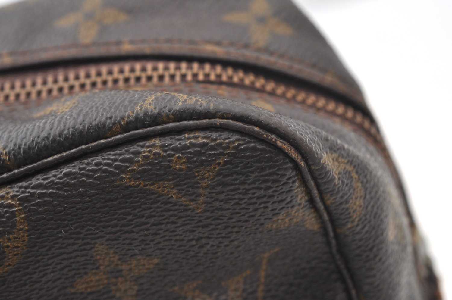 Auth Louis Vuitton Monogram Trousse Toilette 28 Clutch Bag M47522 Junk K8733