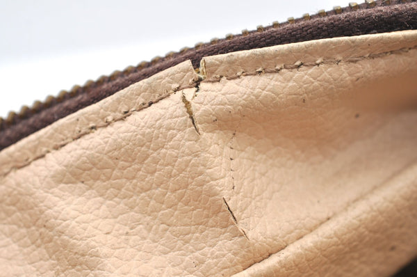 Auth Louis Vuitton Monogram Trousse Toilette 28 Clutch Bag M47522 Junk K8733