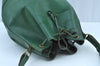 Authentic Louis Vuitton Epi Noe Shoulder Drawstring Bag Green M44004 LV K8734