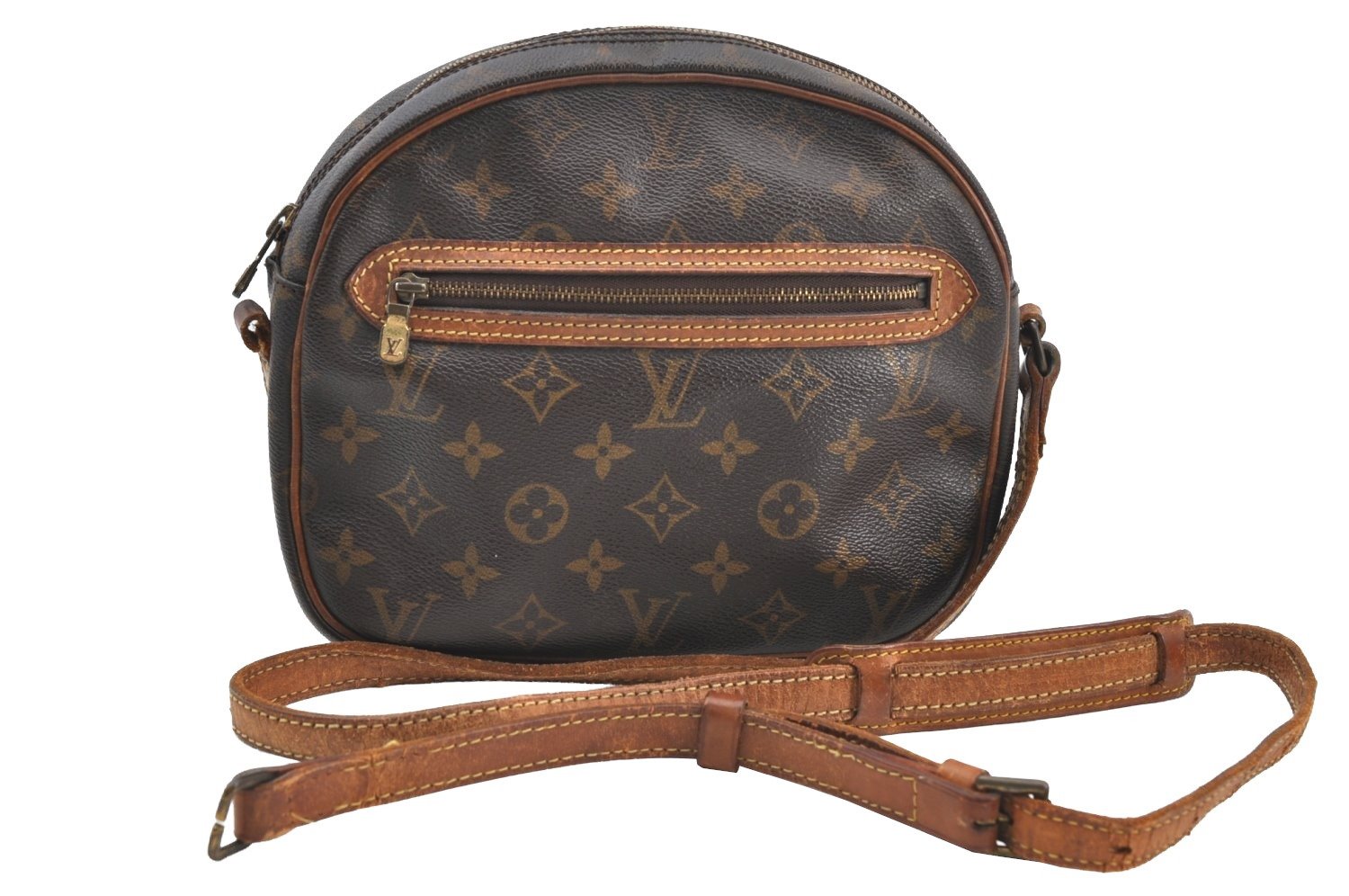 Authentic Louis Vuitton Monogram Senlis Shoulder Cross Bag M51222 Junk K8752