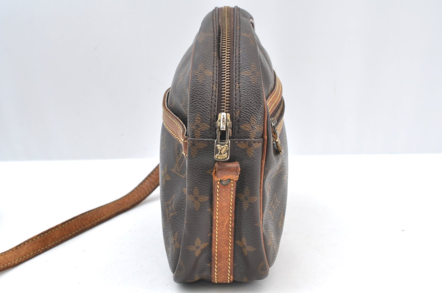 Authentic Louis Vuitton Monogram Senlis Shoulder Cross Bag M51222 Junk K8752