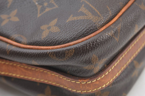 Authentic Louis Vuitton Monogram Senlis Shoulder Cross Bag M51222 Junk K8752