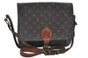 Authentic Louis Vuitton Monogram Cartouchiere GM Shoulder Bag Old Model K8753