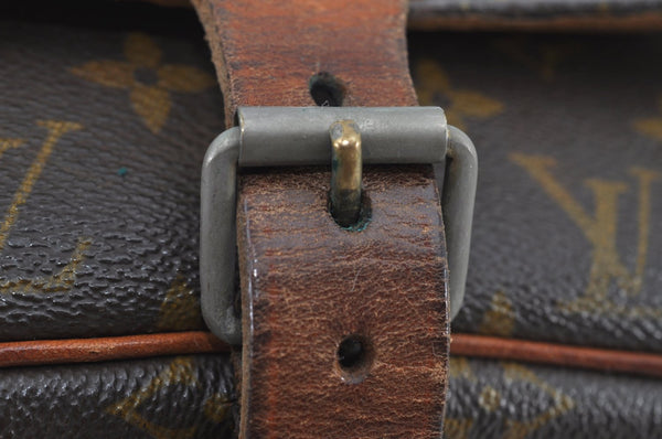 Authentic Louis Vuitton Monogram Cartouchiere GM Shoulder Bag Old Model K8753