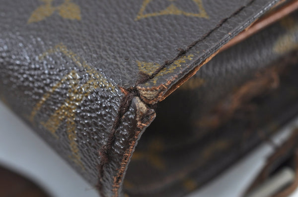 Authentic Louis Vuitton Monogram Cartouchiere GM Shoulder Bag Old Model K8753