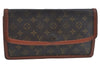 Auth Louis Vuitton Monogram Pochette Dame GM Clutch Hand Bag Old Model LV K8763