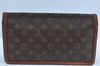 Auth Louis Vuitton Monogram Pochette Dame GM Clutch Hand Bag Old Model LV K8763