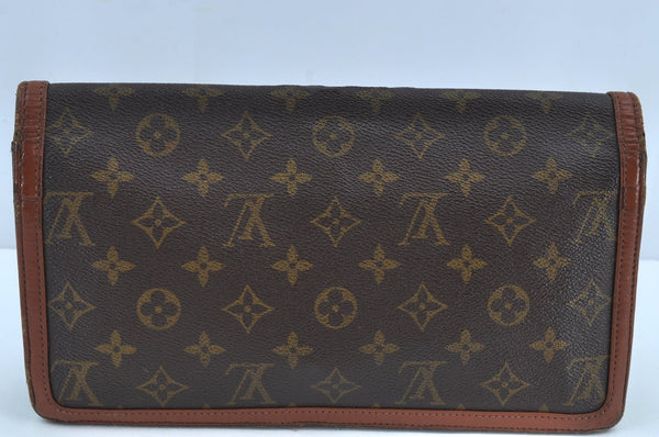 Auth Louis Vuitton Monogram Pochette Dame GM Clutch Hand Bag Old Model LV K8763