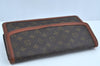 Auth Louis Vuitton Monogram Pochette Dame GM Clutch Hand Bag Old Model LV K8763