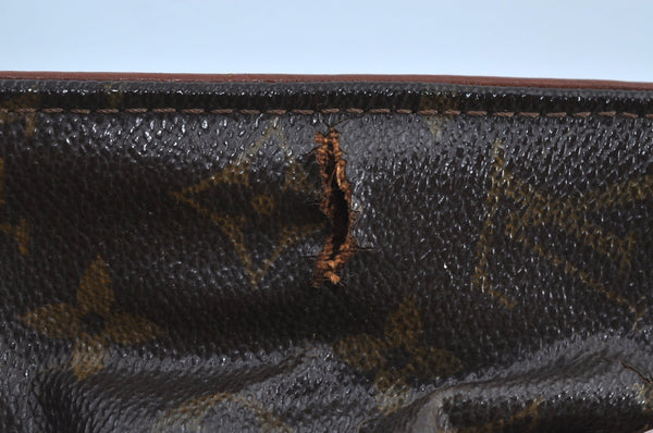 Auth Louis Vuitton Monogram Pochette Dame GM Clutch Hand Bag Old Model LV K8763