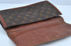 Auth Louis Vuitton Monogram Pochette Dame GM Clutch Hand Bag Old Model LV K8763