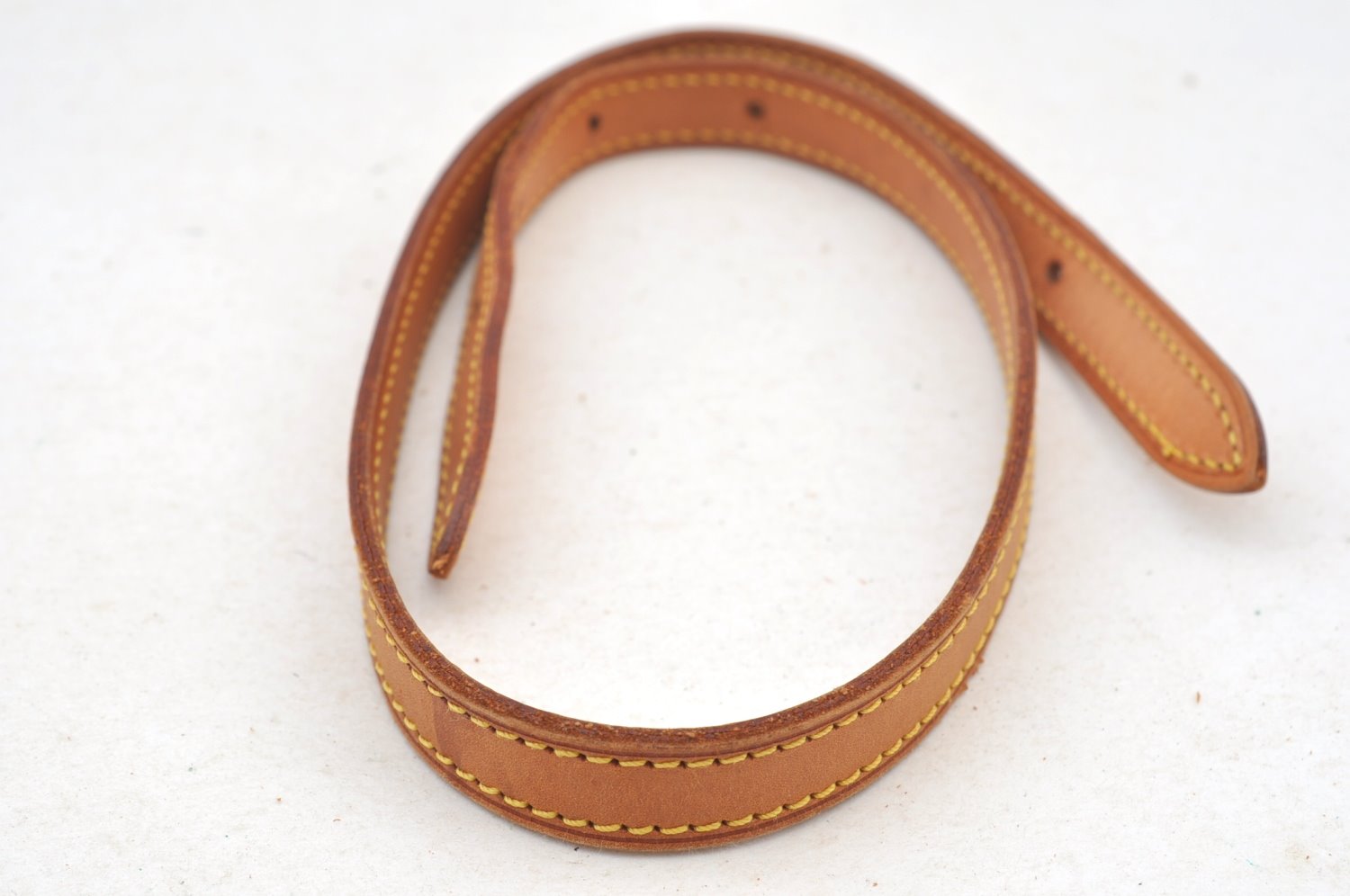 Authentic Louis Vuitton Leather Shoulder Strap For Bucket PM 27.6