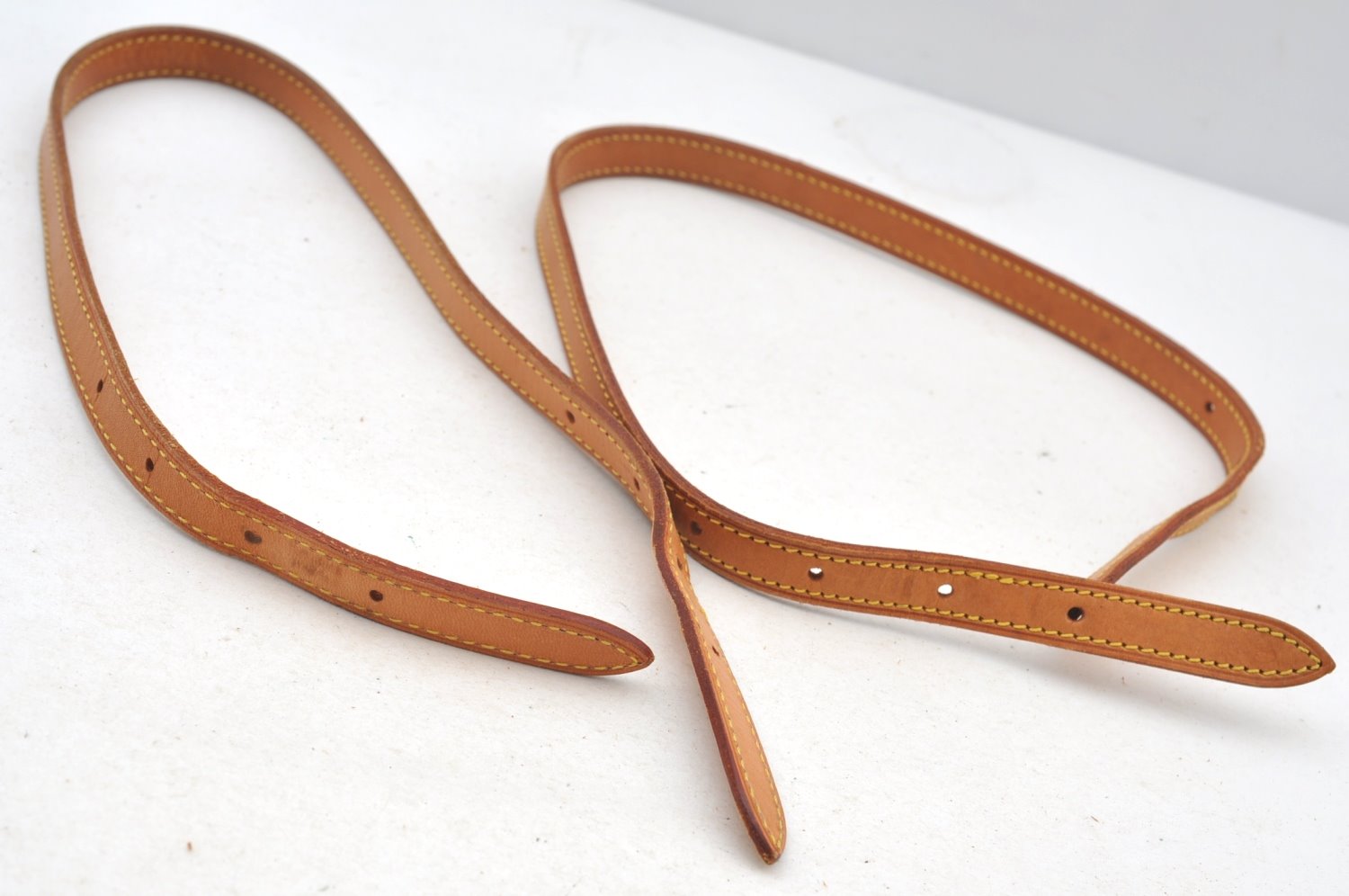 Authentic Louis Vuitton Leather Shoulder Strap For Bucket PM 27.6