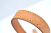 Authentic Louis Vuitton Leather Shoulder Strap For Bucket PM 27.6" Beige K8779