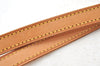 Authentic Louis Vuitton Leather Shoulder Strap For Bucket PM 27.6" Beige K8780