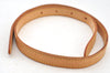 Authentic Louis Vuitton Leather Shoulder Strap For Bucket GM 31.9" Beige K8781