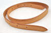 Authentic Louis Vuitton Leather Shoulder Strap For Bucket GM 31.9" Beige K8781