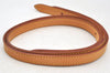 Authentic Louis Vuitton Leather Shoulder Strap For Bucket PM 27.6" Beige K8782