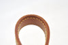 Authentic Louis Vuitton Leather Shoulder Strap For Bucket PM 27.6" Beige K8782