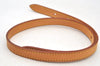 Authentic Louis Vuitton Leather Shoulder Strap For Bucket PM 27.6" Beige K8782