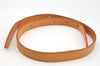 Authentic Louis Vuitton Leather Shoulder Strap For Bucket GM 31.9" Beige K8783