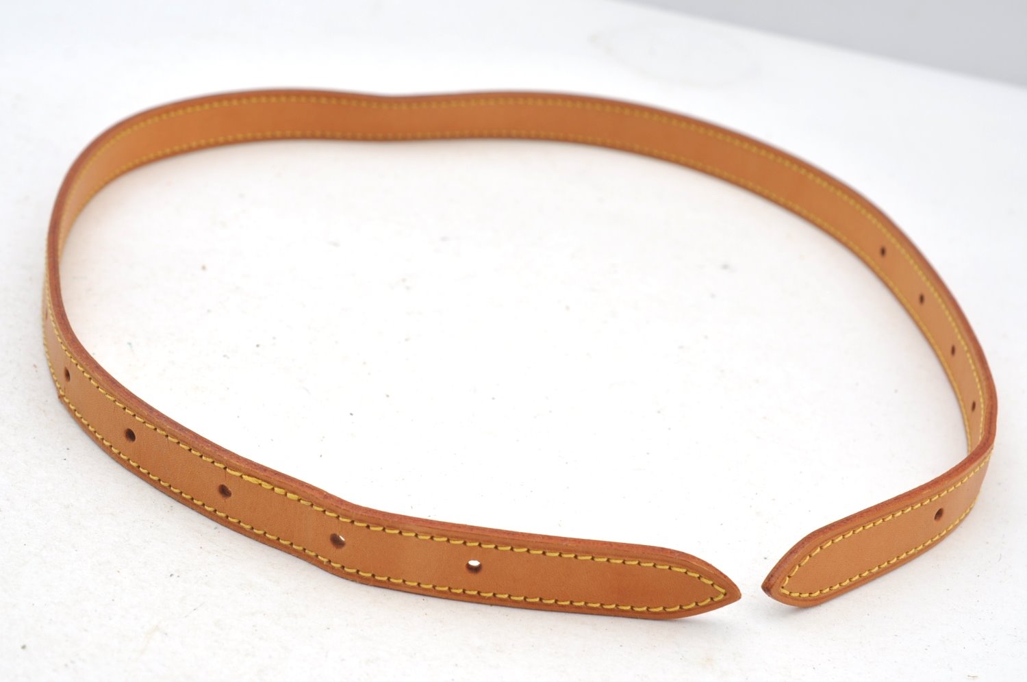 Authentic Louis Vuitton Leather Shoulder Strap For Bucket GM 31.9