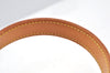 Authentic Louis Vuitton Leather Shoulder Strap For Bucket GM 31.9" Beige K8783