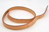 Authentic Louis Vuitton Leather Shoulder Strap For Bucket GM 31.9" Beige K8783