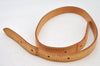 Authentic Louis Vuitton Leather Shoulder Strap For Bucket PM 27.6" Beige K8784