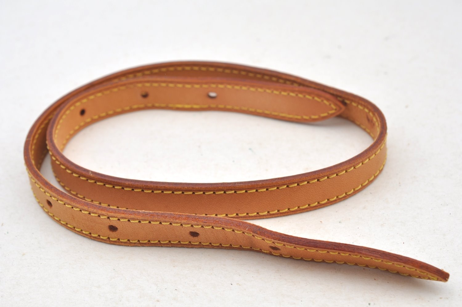 Authentic Louis Vuitton Leather Shoulder Strap For Bucket PM 27.6