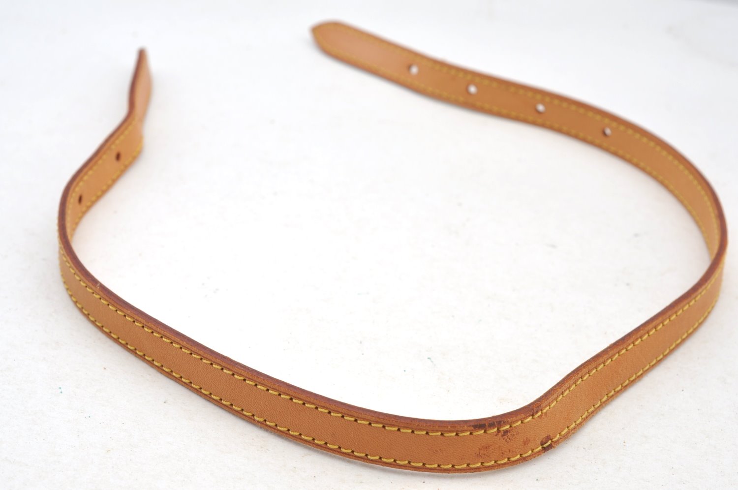 Authentic Louis Vuitton Leather Shoulder Strap For Bucket PM 27.6