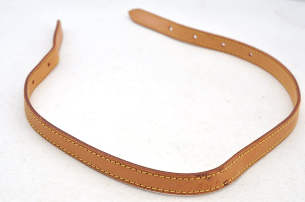 Authentic Louis Vuitton Leather Shoulder Strap For Bucket PM 27.6" Beige K8784