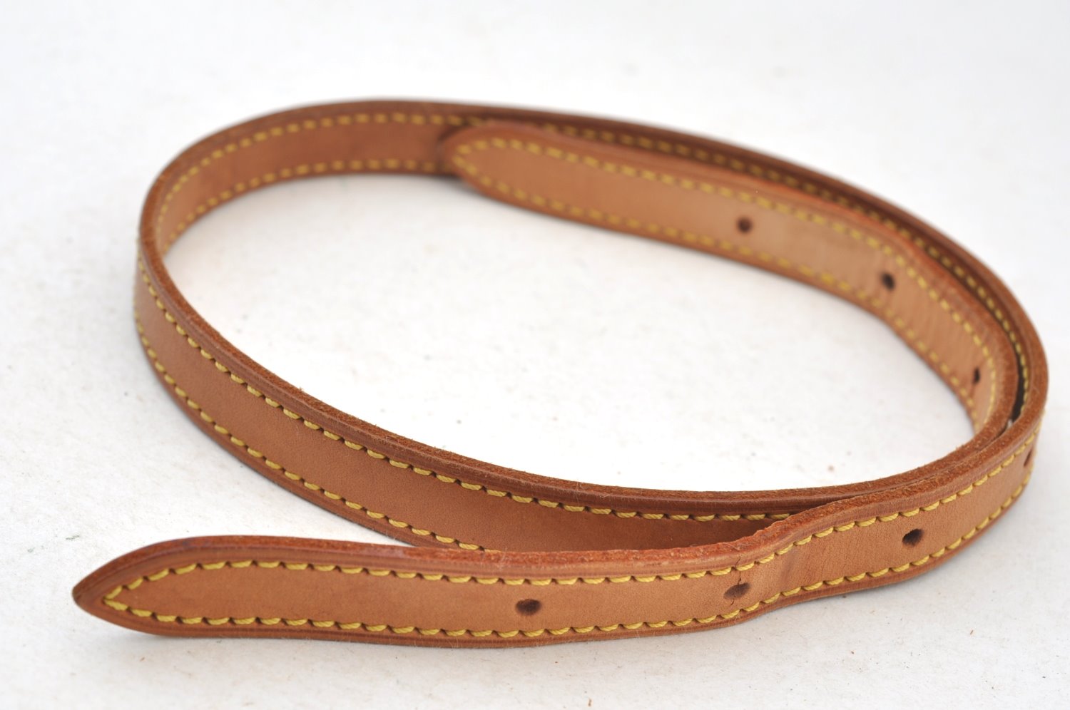 Authentic Louis Vuitton Leather Shoulder Strap For Bucket PM 27.6