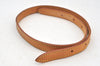 Authentic Louis Vuitton Leather Shoulder Strap For Bucket PM 27.6" Beige K8785