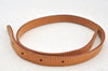 Authentic Louis Vuitton Leather Shoulder Strap For Bucket PM 27.6" Beige K8785