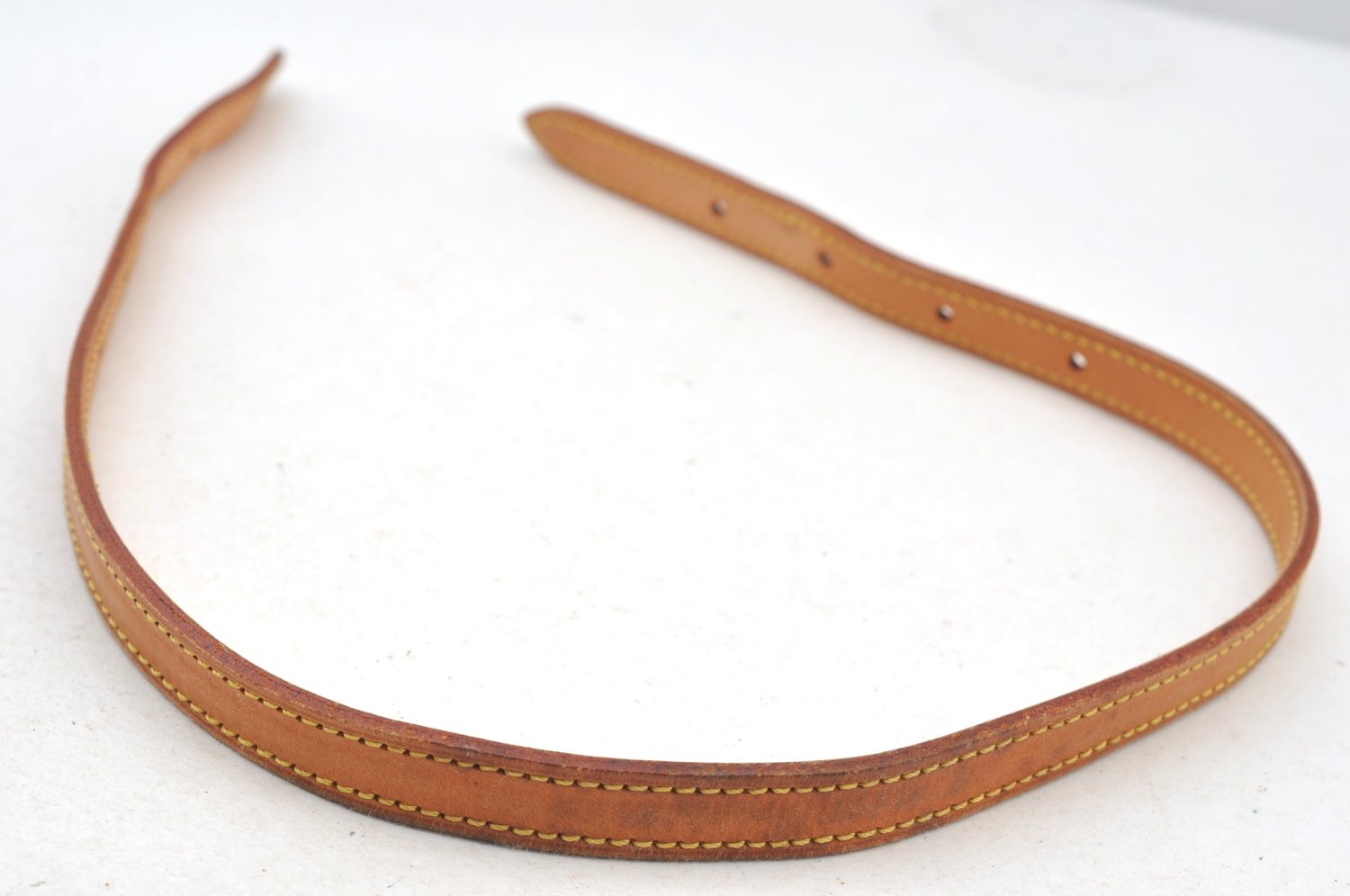 Authentic Louis Vuitton Leather Shoulder Strap For Bucket PM 27.6