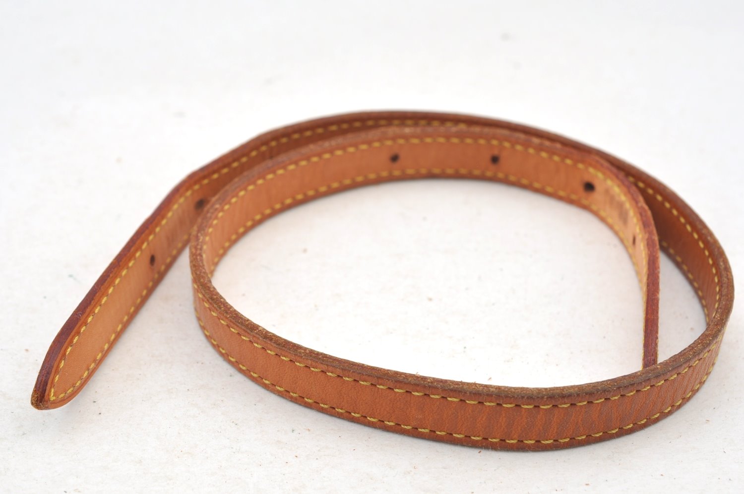 Authentic Louis Vuitton Leather Shoulder Strap For Bucket PM 27.6