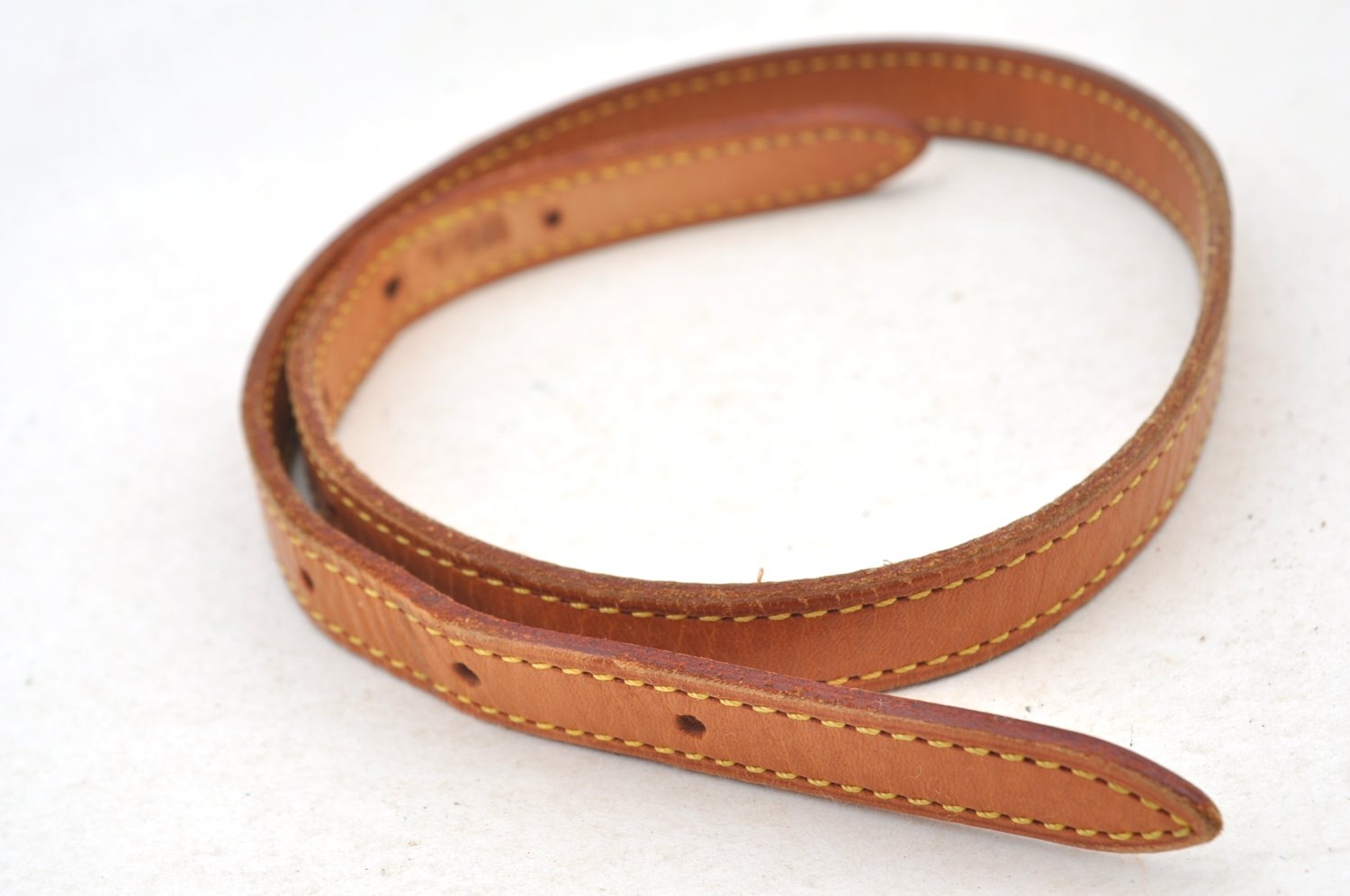 Authentic Louis Vuitton Leather Shoulder Strap For Bucket PM 27.6