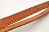 Authentic Louis Vuitton Leather Shoulder Strap For Bucket PM 27.6" Beige K8786