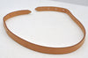 Authentic Louis Vuitton Leather Shoulder Strap For Bucket GM 31.9" Beige K8787