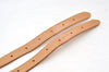 Authentic Louis Vuitton Leather Shoulder Strap For Bucket GM 31.9" Beige K8787