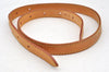 Authentic Louis Vuitton Leather Shoulder Strap For Bucket GM 31.9" Beige K8787