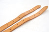 Authentic Louis Vuitton Leather Shoulder Strap For Bucket GM 31.9" Beige K8787