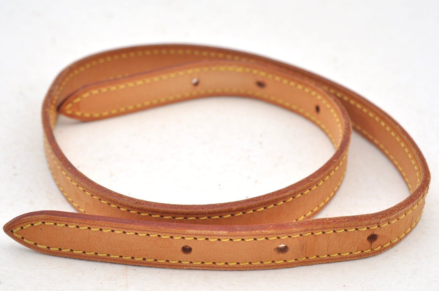 Authentic Louis Vuitton Leather Shoulder Strap For Bucket PM 27.6