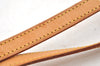 Authentic Louis Vuitton Leather Shoulder Strap For Bucket PM 27.6" Beige K8788