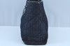 Authentic Christian Dior Lady Dior Cannage Denim 2Way Hand Bag Blue K8801